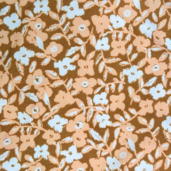 aerie Cheeky Floral Print Side Tie Bikini Bottom - Size Large - Picture 2 of 4